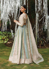 Dastangoi By Afrozeh Embroidered Organza 3 Piece Unstitched Suit AF25DG D-01 PETALHOUR